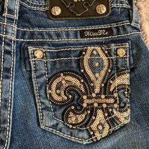 Miss Me Girls Size 10 Bling Jeans